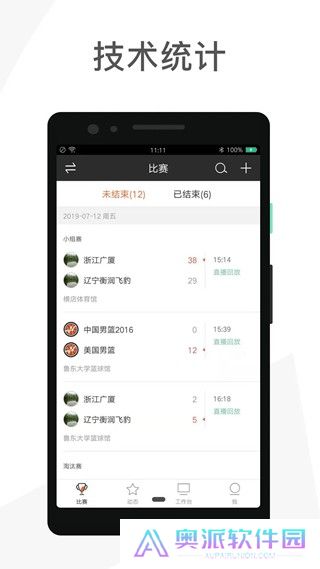 赛事助手成绩公布插件截图
