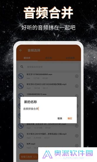 音频提取格式转换
